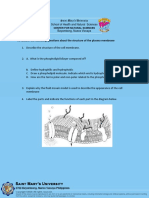 Worksheet On Passage of MAterials Across Biological Membranes