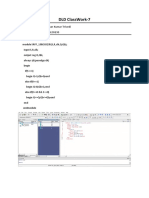 DLD Classwork-7: 1. Sr-Latch Code