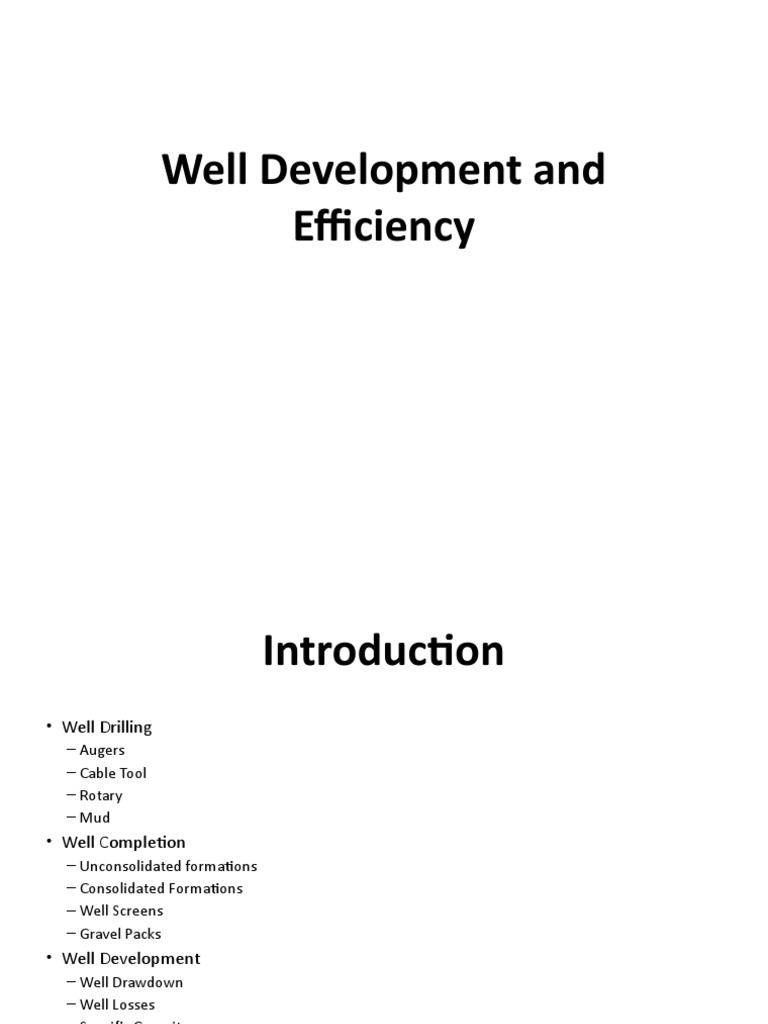 Well Development Techniques and Tools | PDF | Drilling Rig | Oil Well