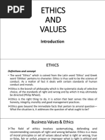 Module 1 & 2 - Business Ethics and Governance