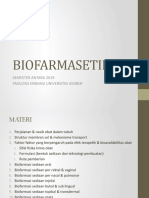 Biofarmasetika: Semester Antara 2019 Fakultas Farmasi Universitas Jember