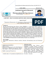 A REVIEW - SELF NANOEMULSIFYING DRUG DELIVERY SYSTEM (SNEDDS)