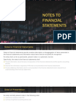 Notes To Financial Statements PDF