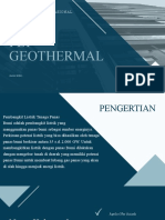 PLT Geothermal. (Panas Bumi)