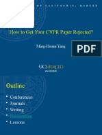 How To Get Your CVPR Paper Rejected