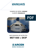 Manuais de misturadora de satélites MST1500 + SKIP