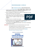 Procedura Programare E-Consulat