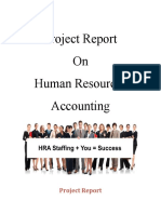 Project Report On Human Resources Accounting