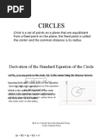 Circles: Circle Is A Set of Points On A Plane That Are Equidistant