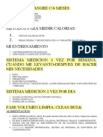 Análisis de sangre y entrenamiento para hipertrofia