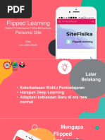 Lia Laela Sarah, M.T. - Flipped Learning Dalam Pembelajaran Fisika Berbantuan Personal Site