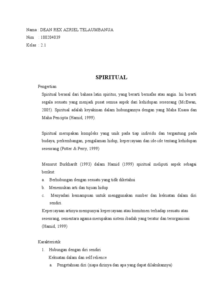 Distress Spiritual | PDF