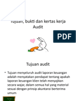 Tujuan, bukti dan kertas kerja Audit