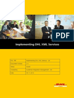 Implementing DHL XML Services