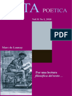 Launay, Marc de - Por Una Lectura Filosófica Del Texto Bíblico. Acta Poética, Vol.31, No 1, 2010 PDF