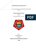 Tugas Makalah Hukum Pemda Kedudukan Pemerintahan Desa (Muhammad Fika A. H 18.4301.257)