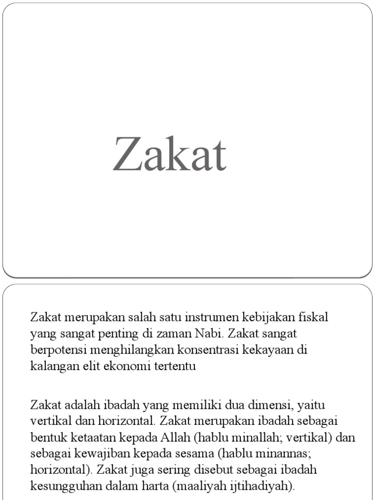 Zakat
