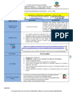 Ficha de Actividad Identidad Cultural Video Familiar