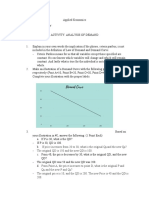 Activity Analysis of Demand