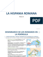 Tema 15. LA HISPANIA ROMANA - Sociales - 1º ESO