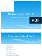 Nuclear Power Plant (II) : Necessary Parts of Plant and Properties