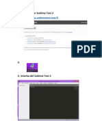 Pasos para instalar Sublime Text 3