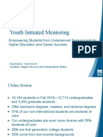 Youth Initiated Mentoring: Empowering Students From Underserved Backgrounds For Higher Education and Career Success