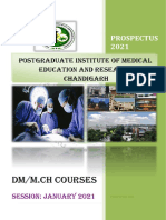 PGIMER DM MCH Prospectus Jan 2021 PDF