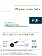 Ethics in Pharmaceutical Sales: Marc Le Menestrel