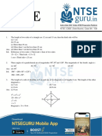 Class Viii Mat Questions: X X CM