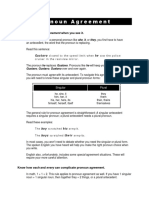 Pronounagreement PDF
