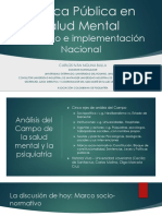 1 POLÍTICA NACIONAL DE SALUD MENTAL Desarrollo e Implementación PDF