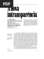 A nova intransparencia - Habermas