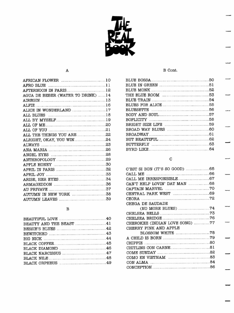 The Real Book 6th Edition-3-4 | PDF