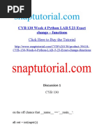 CYB 130 Week 4 Python LAB 5.23 Exact Change - Functions: Click Here To Buy The Tutorial