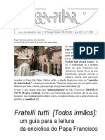 2190 - Fratelli tutti, [Todos Irmãos] um guia para a leitura da encíclica do Papa Francisco