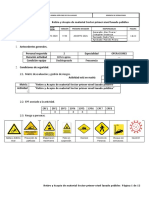 IM-INST-CON-7272-00 Retiro y Acopio de material Sector primer nivel Lavado pebbles con Minicargador