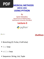 Numerical Methods Using Python: (MCSC-202)