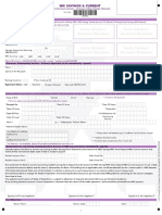 Savings Account Opening Form