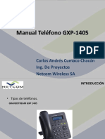 Manual Telefono gxp-1405 - 1400 PDF