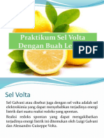 Praktikum Sel Volta Dengan Buah Lemon