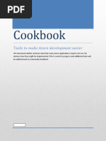 Azure Cookbook: Tasks To Make Azure Development Easier