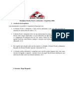 Direito Fiscal e Aduaneiro- Vespertino-2020: Avaliação de frequência