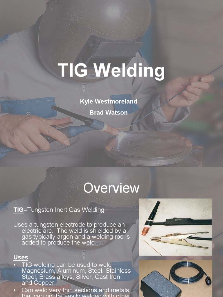 TIG Welding pdf Welding Construction