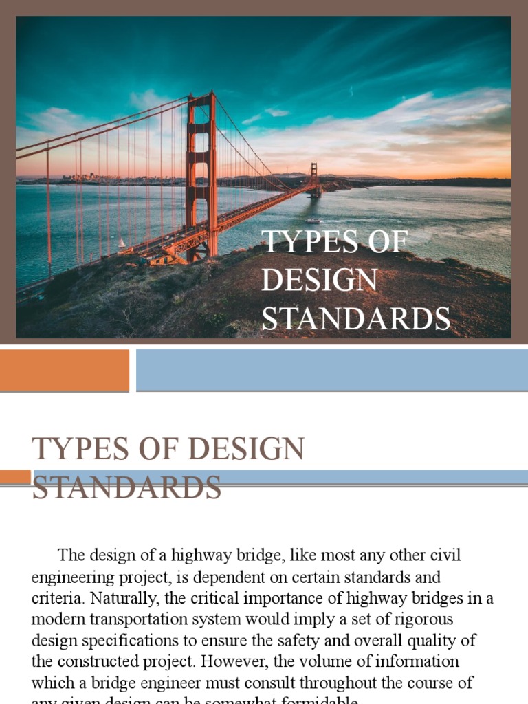 Highway Bridge Design Standards Overview | PDF | Specification ...