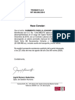 Como Hacer Carta Laboral en PDF