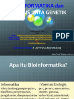 Bioinformatika Genetik UNISMA