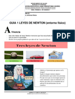 Leyes de Newton Guia 1 Entorno Fisico Grado 7