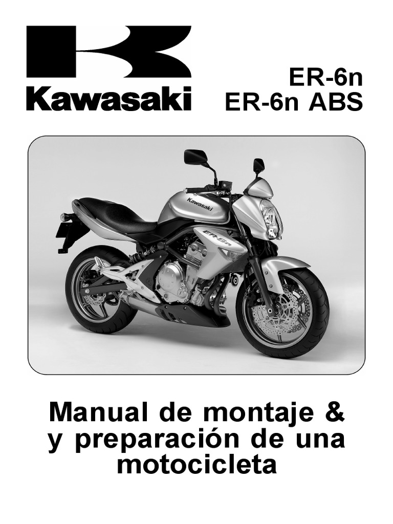 Manual ER6n Español 1 PDF Tornillo Vehículos