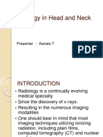 Radiology in Head and Neck: Presenter: Kanato T